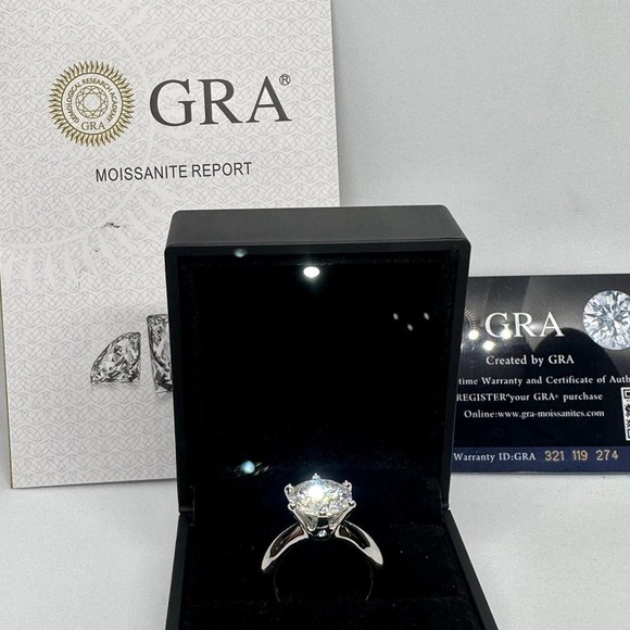 Ring Other - Moissanite Diamond Engagement Ring 5 Ct Anniversary Wedding Engagement Size 5